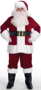   Velveteen Santa Claus Suit   Jacket 50 56   Halco Santa Suit 6596