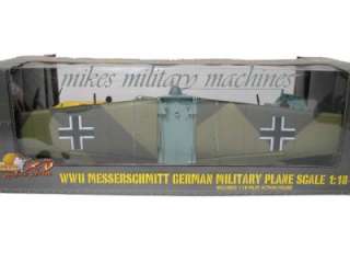   SOLDIER XD 1/18 ME 109 SPINACH HORRIDO HELMUT WICH MESSERSCHMITT MINT