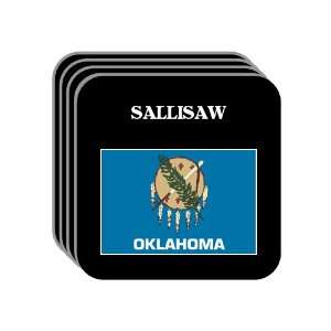  US State Flag   SALLISAW, Oklahoma (OK) Set of 4 Mini 