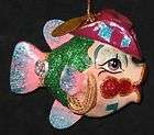Katherines Collection Kissing Fish Rodeo Clown Cowgirl