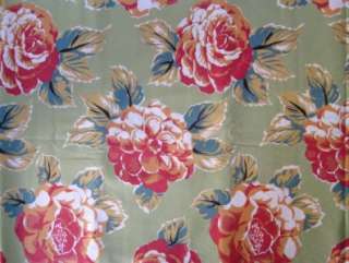 COTTON QUILT FABRIC BTY ANTIQUE OLD ROSES FLOWER FLORAL  