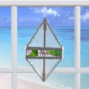  Prism (Double Pyramid Garden Collage Rainbow Maker) Glass Crystal 