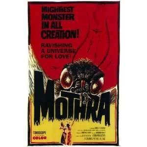 Mothra Movie Poster (11 x 17 Inches   28cm x 44cm) (1961) Style A 