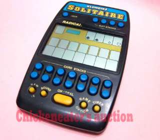 RADICA ELECTRONIC HAND HELD LCD GAME KLONDIKE SOLITAIRE  