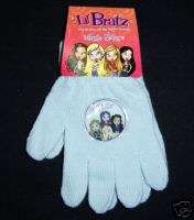 LIL BRATZ Girls Winter Magic Gloves Lt Blue NWT CUTE  