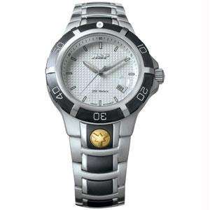   , White Dial, Two Tone Stainless Steel Strap