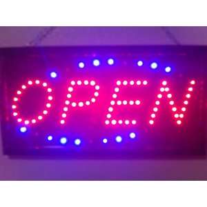  Open Led Neon Business Motion Light Sign. On/off with 
