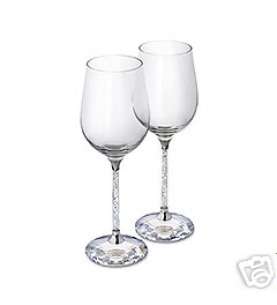Description Swarovski, White Wine Glasses #1095947. Brand new, mint 