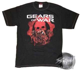 Gears of War Delta Squad Crouching COG Logo T Shirt S 2  