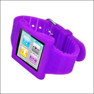   Silicone Watch Wrist Band Case Cover Skin For iPod Nano 6 6th 6 Gen