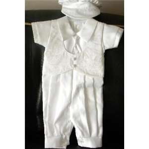 Baby Boy Tuxedo/christening Baptism Dress/all Sizes/small,medium,large 
