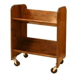 Catskill Craftsmen Bookmaster Rack with Tilted Shelves, Walnut Stained 