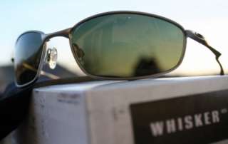 New OAKLEY Whisker Mens Sunglasses Silver Dark Grey 05 716 $140  