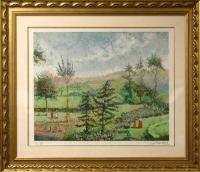 Pissarro, Claude Garden of Yves Saint Laurent Signed Artwork 