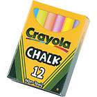 Crayola Chalk Assorted Colors 12 per Box (3 Boxes total