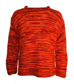 back view amazing hand knitted sweater from the himalaya of nepal warm 