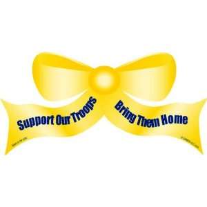  Support Our Troops Bring Them Home Bow Magnet Automotive
