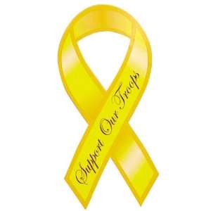  Support Our Troops Magnet   yellow ribbon Kitchen 