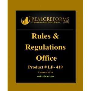  Rules And Regulations Office