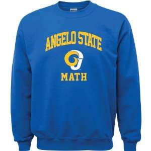  Angelo State Rams Royal Blue Youth Math Arch Crewneck 