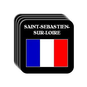 France   SAINT SEBASTIEN SUR LOIRE Set of 4 Mini Mousepad Coasters