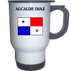  Panama   ALCALDE DIAZ White Stainless Steel Mug 