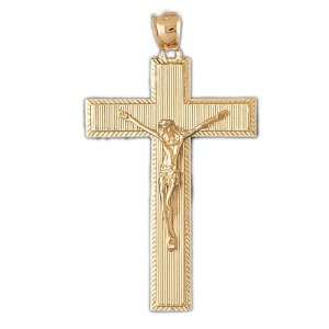  CleverEves 14k Gold Pendant Cross 7.8   Gram(s 