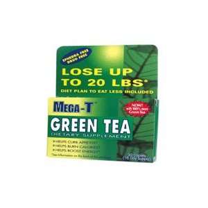  Mega T Green Tea Dietary Supplement, Caplets 30 ea/2 count 