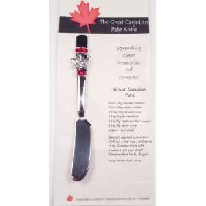  Dazzling Gourmet Canadian Souvenir Maple Leaf Pate Knife 