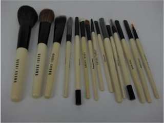 Brand New Bobbi Brown Makeup 15 Brush Set Tool Pouch Case Bag  