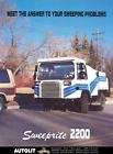1990 New York FMC Vanguard Street Sweeper Truck Ad  