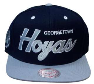 Georgetown Hoyas hat SNAPBACK Mitchell and Ness rare SCRIPT STYLE 