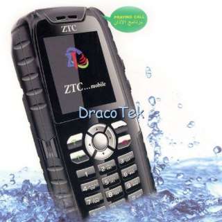 water proof rough dual SIM phone bluetooth FM ZTC 007  