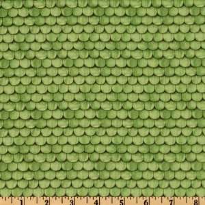  44 Wide Hairraising Halloween Roof Green Fabric By The 