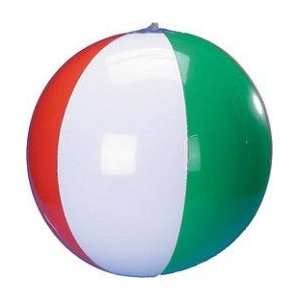  INFLATABLE SIX COLOR BEACH BALL   Assorted Colors   (1 