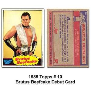  Topps Brutus Beefcake WWE Debut Card