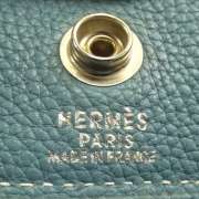 HERMES Togo Leather FOURRE TOUT Tote Bag Blue Jean  