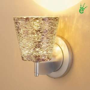   Chrome Bling I Wall Mountable Up/Down 3 Watt LED Sconce with Silver Gl