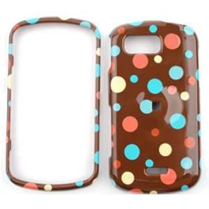 Samsung Moment m900 Little Tiny Polka Dots on Brown Hard Case/Cover 