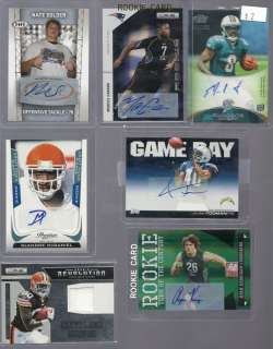   FOOTBALL ROOKIE RC AUTO PATCH JERSEY RELIC LOT CAM NEWTON ANDY DALTON