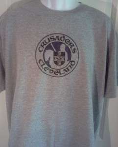 Cleveland CRUSADERS WHA 1970s Hockey Logo T Shirt XL  