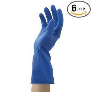 Mr. Clean 243054 Satin Touch Latex Free Reusable Nitrile Gloves, Small 