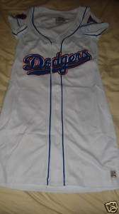Womens Los Angeles Brooklyn Dodgers Jersey Dress New L  