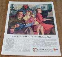 1944 *WESTERN ELECTRIC BELL TELEPHONE* MAGAZINE AD CD  