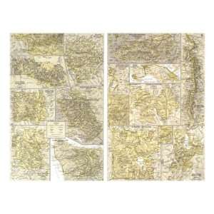  National Parks Map 1958 Side 2 Collections Premium Poster 