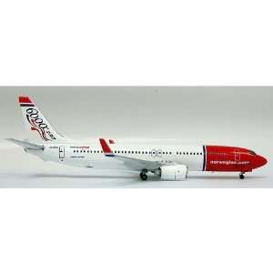   200 Norwegian Air Shuttle B737 800 Model Plane 