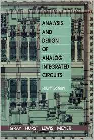 Analysis and Design of Analog Integrated Circuits, (0471321680), Paul 