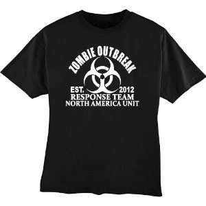  Zombie Outbreak Response Team Funny T shirt X Large by 