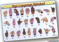 American Sign Language Alphabet Placemat (ASL)  