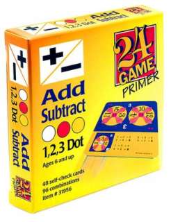  24 Game Add Subtract Primer 48 card deck by Suntex 